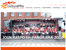 Tablet Screenshot of culturemixarts.co.uk
